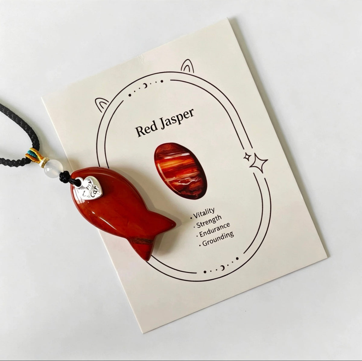 Fish-shaped pet crystal necklace - Human and pet united
